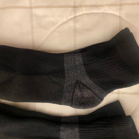 Eddie Bauer - Large - Mens Socks 6-Pair, Quarter Socks, Black, open never used - Picture 6 of 12